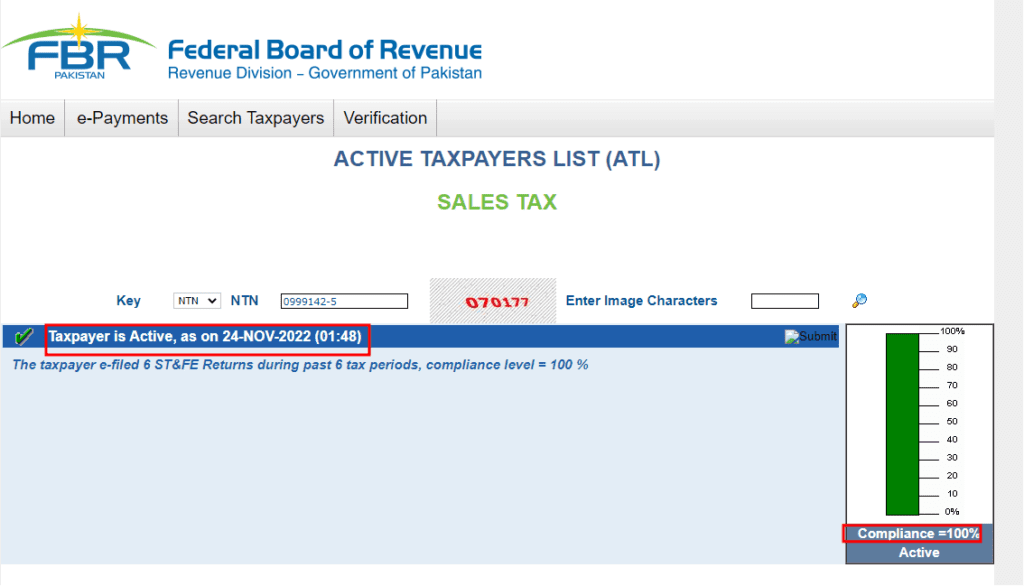 Active-sales-tax-payer