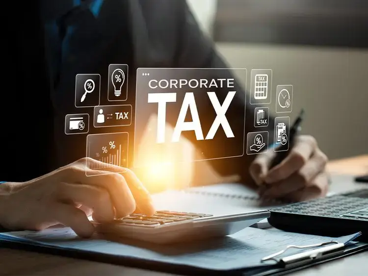 Corporate tax documents and financial records